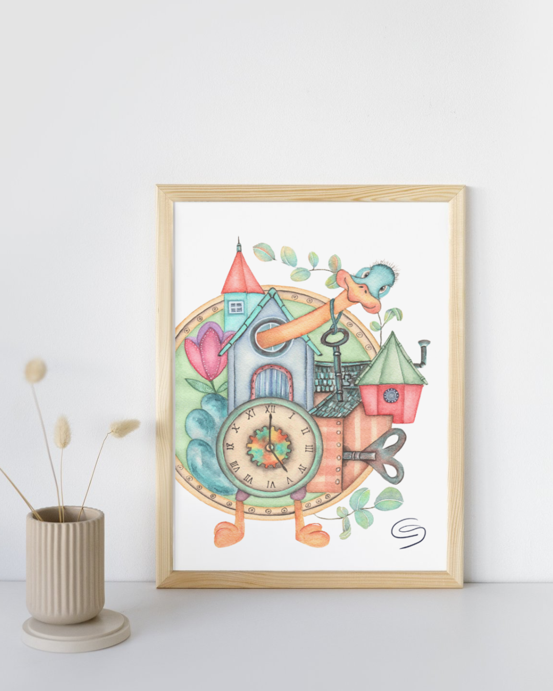 Print El tiempo no vuelve atrás_fineart_galeria_de_arte_agencia_de_arte