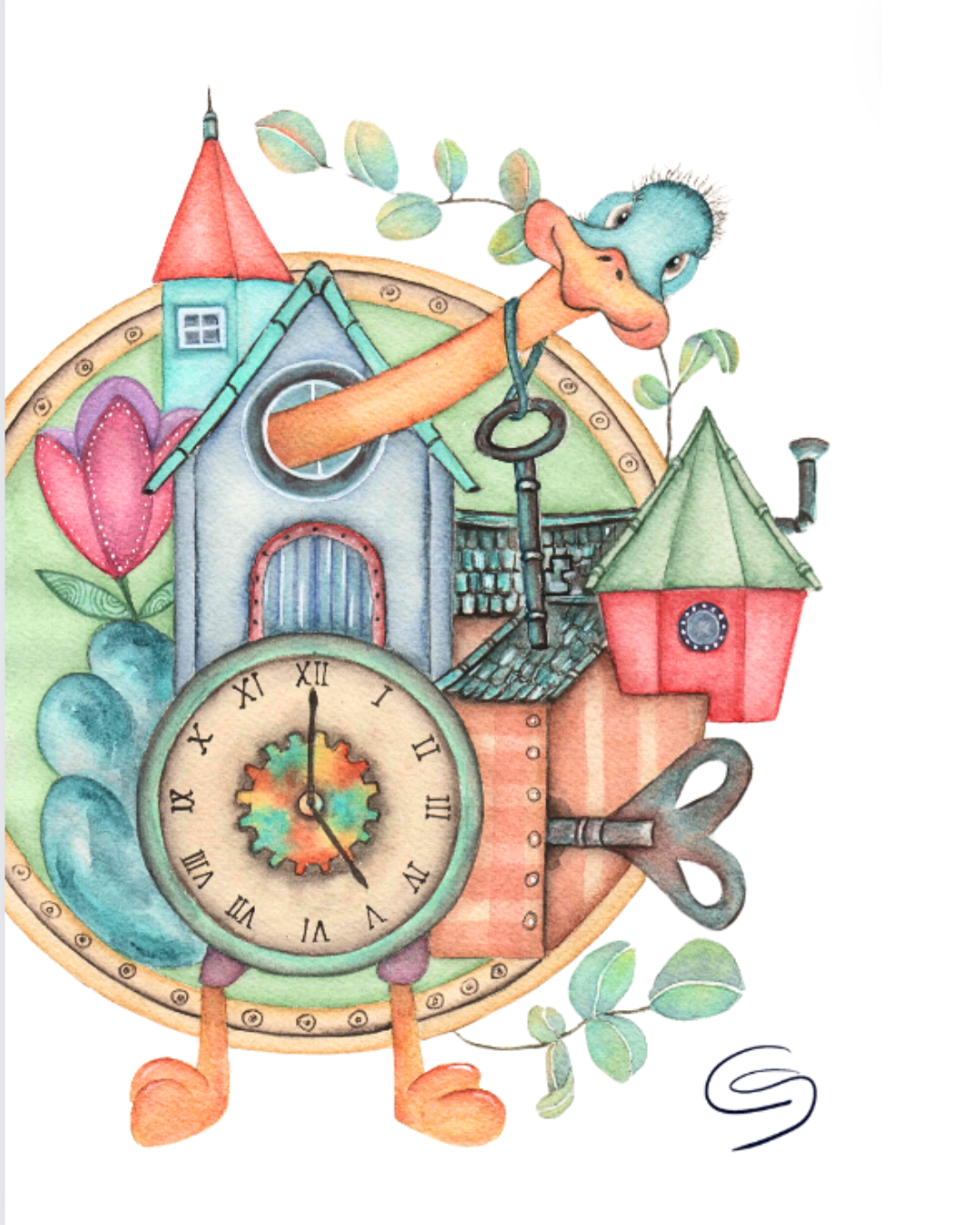 Print El tiempo no vuelve atrás_fineart_galeria_de_arte_agencia_de_arte