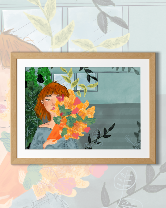 Print La loca de las plantas_fineart_galeria_de_arte_agencia_de_arte