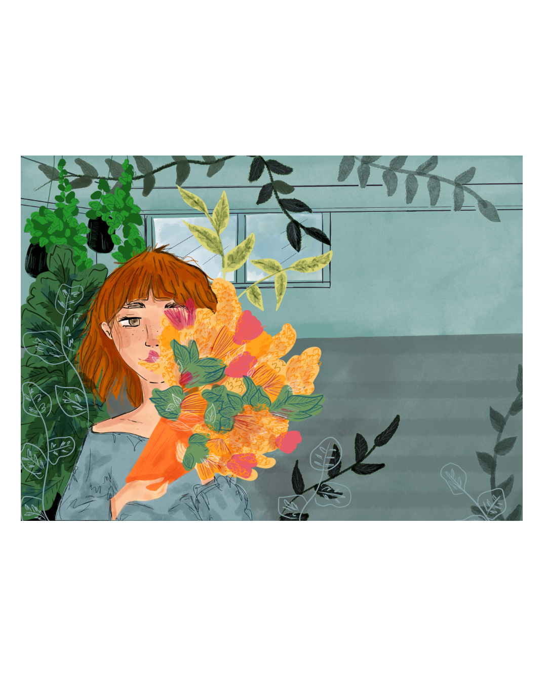 Print La loca de las plantas_fineart_galeria_de_arte_agencia_de_arte